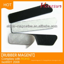 magnetic rubber magnet strip with 3M adhesive 0.4mm thickness